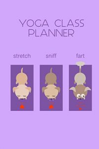 Three dogs on mats yoga class planner