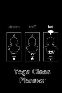 Three dogs yoga class planner