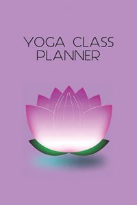Lotus flower yoga class planner