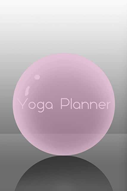 Pink bubble yoga class planner