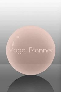 Peach bubble yoga planner