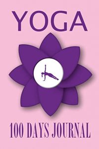 Yoga girl in flower 100 days journal