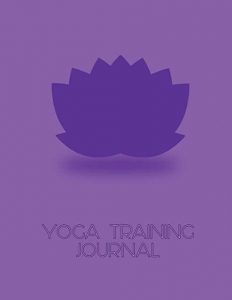 Violet lotus flower yoga training journal