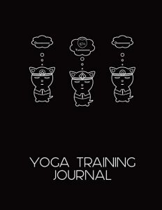 Three cats meditating yoga training journal