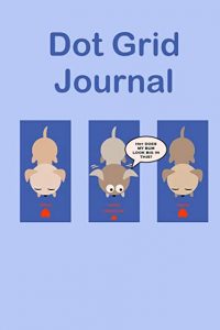 Dogs doing yoga dot grid journal