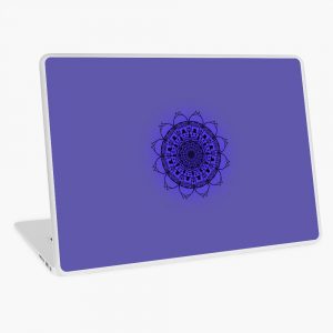 Purple mandala laptop skin