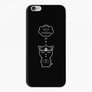Cat meditating iphone skin