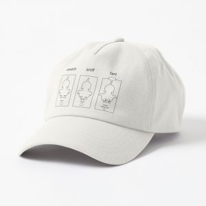 Three dogs doing yoga dad hat