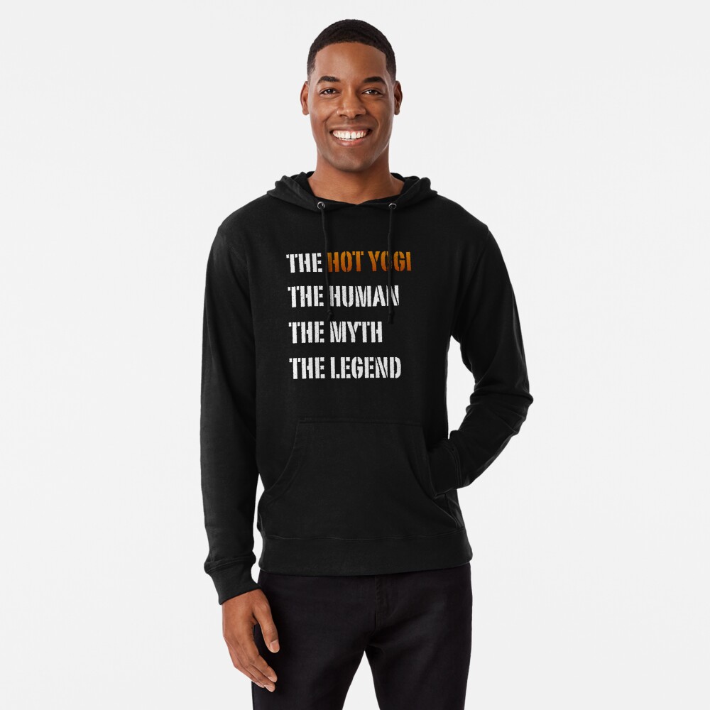 The Hot Yogi Myth and Legend lightweight hoodie