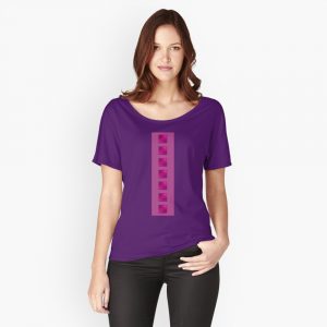 Fuchsia chakra relaxed fit tee shirt